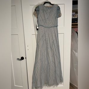 Adrianna Papell size 2 bluish grayish dress NWT